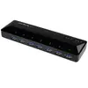 Image de StarTech.com Hub USB 3.0 à 7 ports plus ports dédiés à la charge - 2x 2,4 A