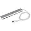 Image de StarTech.com Hub USB 3.0 compact à 7 ports avec câble intégré