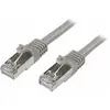 Image de StarTech.com Câble réseau Cat6 blindé SFTP sans crochet de 2 m - Cordon Ethernet RJ45 anti-accroc - M/M - Gris