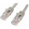 Image de StarTech.com Câble réseau Cat5e UTP sans crochet de 5 m - Cordon Ethernet RJ45 anti-accroc - M/M - Gris