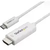 Image de Startech.com Adaptateur USB-C vers HDMI - 1 m - Blanc