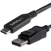 Image de Startech.com Câble USB-C vers DisplayPort - 1,798 m - Noir