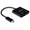 Image de Startech.com Adaptateur USB-C vers DisplayPort - 7680 x 4320 px - Noir