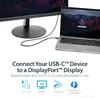Image de Startech.com Câble USB-C vers DisplayPort - 1 m - Noir