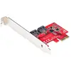 Image de StarTech.com Carte PCI Express SATA 2 ports - Contrôleur PCIe SATA - 6Gbps