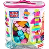 Image de Mega Bloks Sac medium rose - 60 pièces - DCH54