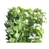 Image de Jardideco Haie artificielle Feuilles de rosier - Vert