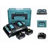 Image de Makita Kit batteries et chargeur 18V Li-ion - Pack de 2