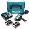 Image de Makita DGA 519 RTJ Meuleuse d'angle sans fil 18 V 125 mm Brushless X-Lock + 2x batterie 5,0 Ah + chargeur + Makpac