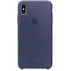 Image de Apple Coque en silicone pour iPhone XS Max - Bleu nuit