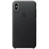 Image de Apple Coque en cuir pour iPhone XS Max - Noir