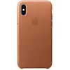 Image de Apple Coque en cuir pour iPhone XS Max - Havane