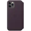 Image de Apple Étui folio en cuir pour iPhone 11 Pro - Aubergine