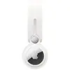 Image de Étui à sangle en silicone loop pour Apple AirTag - Blanc