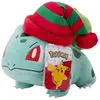 Image de Bulbizarre W4 Peluche 20 cm Bonnet de Noël
