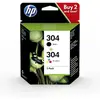 Image de HP 304 - Multipack 3JB05AE - Noir, Cyan, Magenta, Jaune
