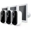 Image de Arlo Essential 2K Outdoor + paneau solaire - Blanc (x 3)