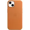 Image de Apple Coque Leather MagSafe pour iPhone 13 - Golden Brown
