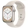 Image de Apple Watch Series 8 GPS 45mm Retina OLED Aluminium Star Blanc S/M Étanche IP6X SpO2 Pulsomètre en occasion ou reconditionné
