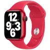 Image de Apple Bracelet sport en silicone pour Watch 1 38 mm - 130 à 200 mm - Rouge