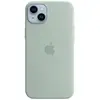 Image de Apple Coque en silicone avec MagSafe pour iPhone 14 Plus - Bleu cactus