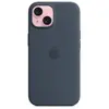 Image de Apple Silicone Case with MagSafe Bleu Orage Apple iPhone 15 Plus