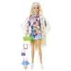 Image de Barbie Poupée Extra robe fleurie - Mauve