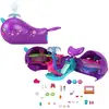 Image de Polly Pocket Les Aventures du Narval Sparkle Cove - Set croisière violet - 13 accessoires