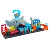 Image de Hot wheels garage City station de lavage requin - Multicolore