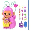 Image de Polly pocket coffret Maman Singe et son bébé - Poupées mini-figurines