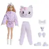 Image de Barbie poupée Cutie Reveal chat mauve