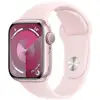 Image de Apple Watch Series 9 GPS NFC 41mm Retina OLED Rose S/M Étanche IP6X SpO2 Pulsomètre en occasion ou reconditionné