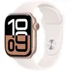 Image de Apple Watch Series 10 GPS NFC 42mm OLED Aluminium Or Rose S/M Étanche IP6X Cardio en occasion ou reconditionné