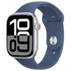 Image de Apple Watch Series 10 GPS Cellular 46mm OLED Aluminium Argent Bracelet Bleu S/M IP6X Pulso en occasion ou reconditionné