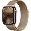 Image de Apple Watch Series 10 GPS + Cellular 42 mm Titane Or Bracelet Milanais