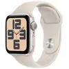 Image de Apple Watch SE GPS (2024) 40 mm Aluminium Lumière Stellaire Bracelet Sport Lumière Stellaire S/M