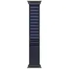 Image de Apple Boucle Alpine Marine Finition Titane Noir pour Apple Watch 49 mm - L