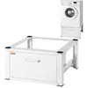 Image de VEVOR YN-WM01 - Blanc / Noir - Socle universel pour machine à laver 685,8 x 363,22 mm - Tiroir inclus