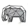 Image de Kikkerland Porte-revues éléphant mural - Gris