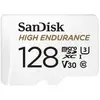 Image de SanDisk High Endurance microSDXC UHS-I U3 V30 128 Go + Adaptateur SD