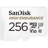 Image de SanDisk High Endurance microSDXC UHS-I U3 V30 256 Go + Adaptateur SD