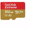 Image de SanDisk Extreme microSDXC UHS-I U3 512 Go + Adaptateur SD