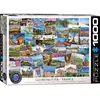 Image de Eurographics Puzzle 1000 pièces Globetrotter France