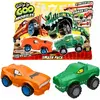 Image de Véhicules miniatures - MOOSE TOYS - GOO MOBILES - TURBO TYGER VS RUMBLER JAW