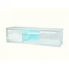 Image de DUSINE Meuble TV Kiffa LED 140 cm - Blanc Laqué