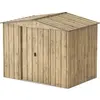 Image de Duramax Abri de jardin métal Woodgrain 4,75 m² 8x6