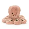 Image de Doudou Pieuvre Odell Petit Saumon - Peluche Douce et Amusante