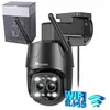 Image de CTRONICS Caméra WiFi Extérieure 2.5K 4MP - Double objectif - Zoom hybride 6X - Vision nocturne couleur