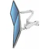 Image de Ergotron Bras LX bi-écran juxtaposés - Blanc