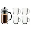 Image de Bodum cafetière à piston avec 4 mugs